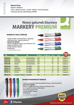 Wybieram: Etiuda na markery Q-Connect