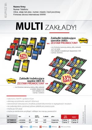 Wybieram: Etiuda na MULTIzakłady Post-it