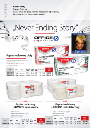Wybieram: Etiuda na papiery toaletowe Office Products
