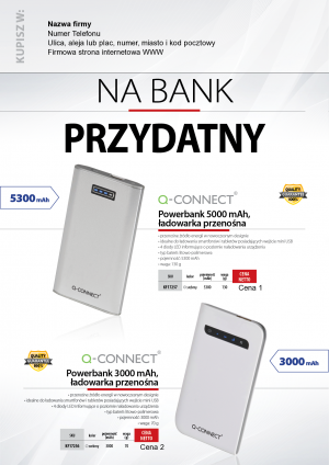 Wybieram: Etiuda na powerbank Q-Connect