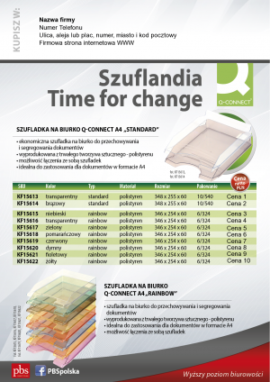 Wybieram: Etiuda na szufladki Q-Connect