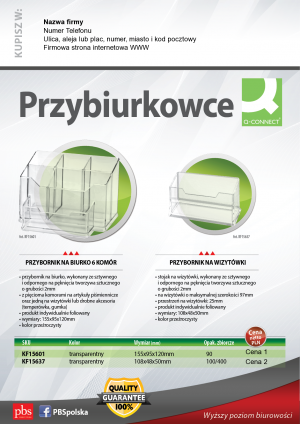Wybieram: Etiuda na przyborniki nabiurkowe Q-Connect
