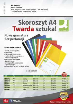 Wybieram: Etiuda na skoroszyty Q-Connect