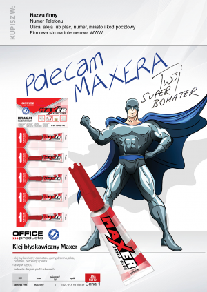 Wybieram: Etiuda na klej błyskawiczny Office Products Maxer
