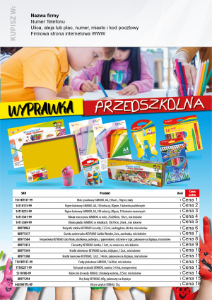 Wybieram: Pakiet Wyprawka przedszkolna