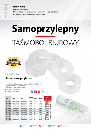 Wybieram: Etiuda na taśmy samoprzylepne Q-Connect