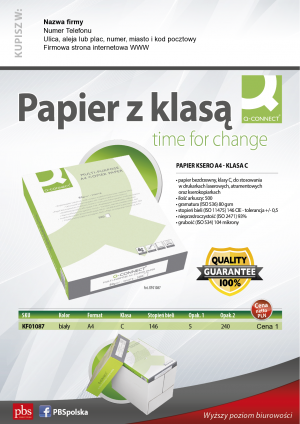Wybieram: Etiuda na papier Q-Connect