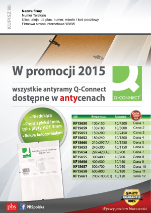 Wybieram: Etuda na antyramy Q-Connect