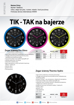Wybieram: Etiuda na zegary CEP