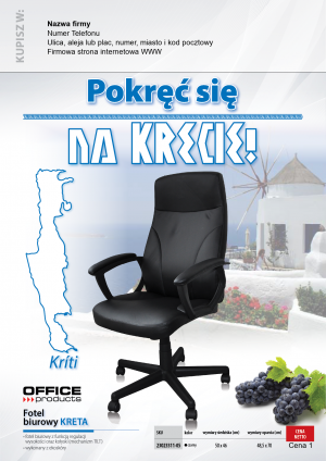 Wybieram: Etiuda na fotel biurowy Office Products Kreta