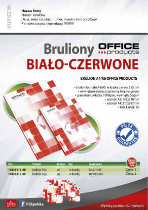Wybieram: Etiuda na bruliony Office Products