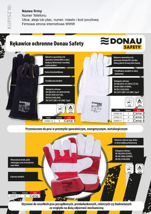 Wybieram: Rękawice Donau Safety 2