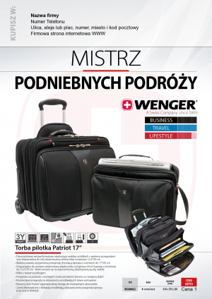 Wybieram: Etiuda na torbę WENGER Patriot