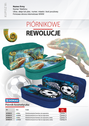 Wybieram: Etiuda na piórnik-kosmetyczkę DONAU