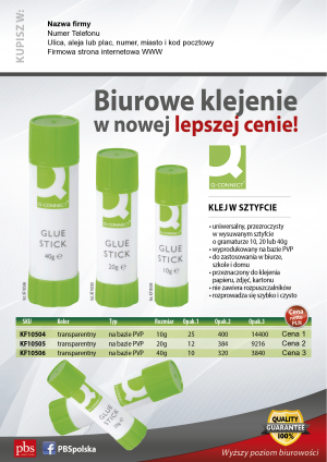 Wybieram: Etiuda na kleje Q-Connect