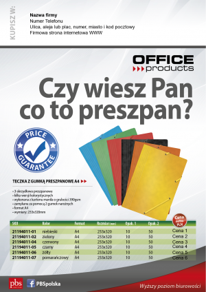 Wybieram: Etiuda na preszpan Office Products