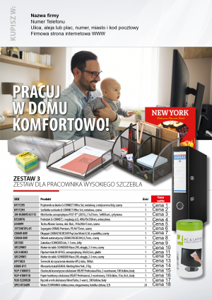 Wybieram: Pakiet Home Office 3 dla pracownika wysokiego szczebla