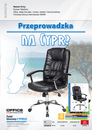 Wybieram: Etiuda na fotel biurowy Office Products Cyprus
