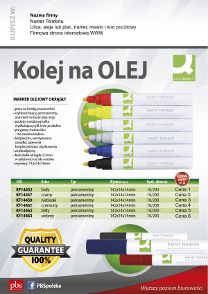 Wybieram: Etiuda na markery olejowe Q-Connect