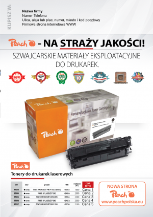 Wybieram: Etiuda na tonery Peach