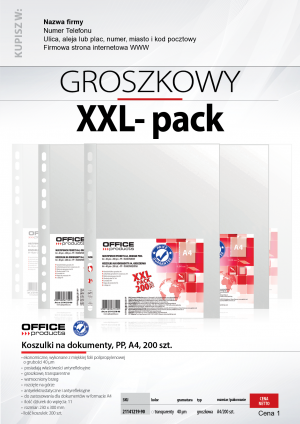 Wybieram: Etiuda na koszulki Office Products XXL