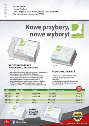 Wybieram: Etiuda na przyborniki Q-Connect