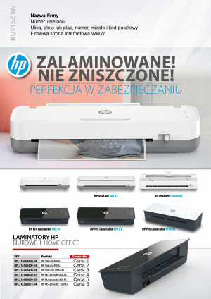 Wybieram: LAMINATORY HP