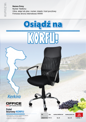 Wybieram: Etiuda na fotel biurowy Office Products Korfu