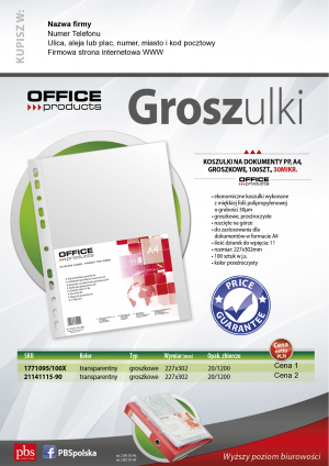 Wybieram: Etiuda na koszulki Office Products