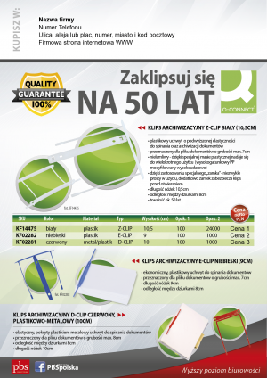 Wybieram: Etiuda na klipsy Q-Connect