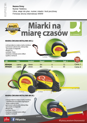 Wybieram: Etiuda na miarki Q-Connect