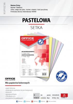 Wybieram: Etiuda na papier kolorowy Office Products